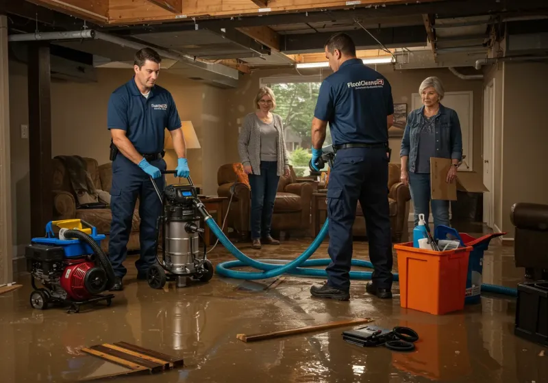 Basement Water Extraction and Removal Techniques process in Fearrington Village, NC